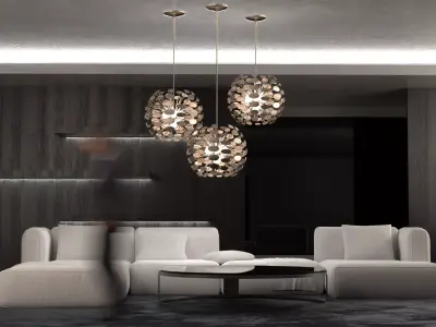 Ceiling decorative chandelier 3D model