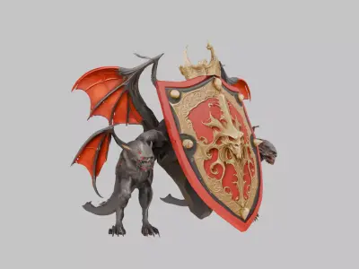 Vampiric Themed Shifter 3D model