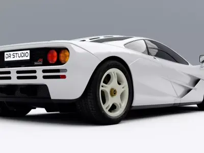 McLaren F1 1993 Low-poly 3D model purchase