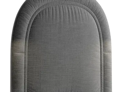 Headboard 2 variant with 5 materials 3D model
