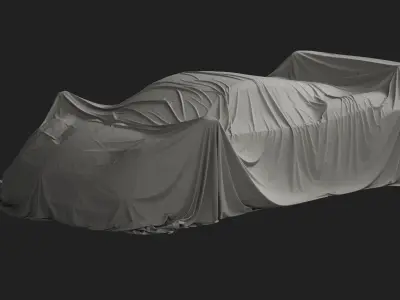 Sportcar Cover 07 3D model