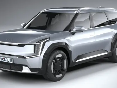 Kia EV9 2024 3D model