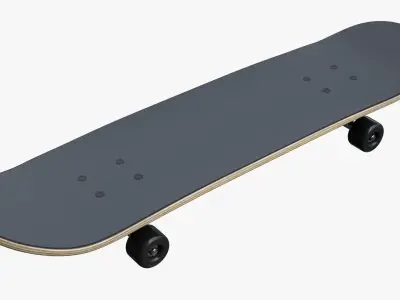 Skateboard 01 3D model