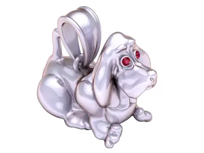 LUXURY FROG PENDANT  3D print model