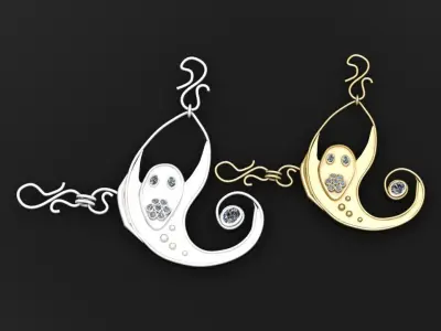 jewelry model abstract  3D print model