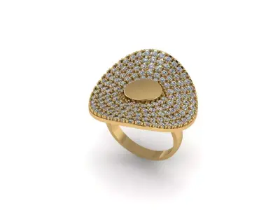 High quality ring design 3D print model