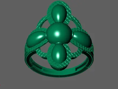 Plain Ring Women Ready STL 3DM Models Womens Rings 3D models 3D print model 73
