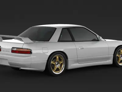 Nissan Silvia S13 Onevia 3D model