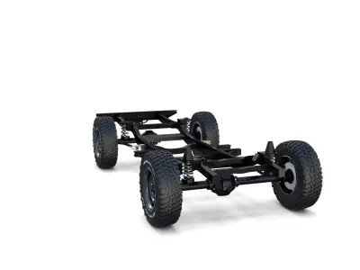 Range Rover Classic Chassis 3D model