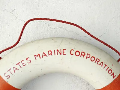 States Marine Corporation Life Preserver Ring 3D model