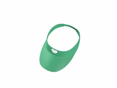 Low-Poly Visor Cap 02 Low-poly 3D model