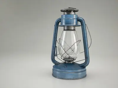 Kerosene lamp free Free 3D model