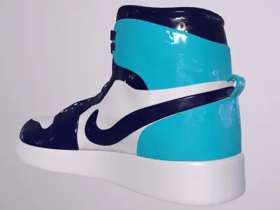 NIKE AIR JORDAN 1 SHOES PBR Low-poly 3D model