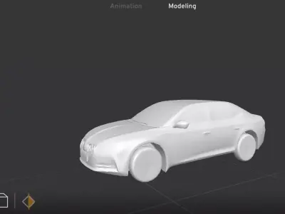 3D Car Model  3D print model