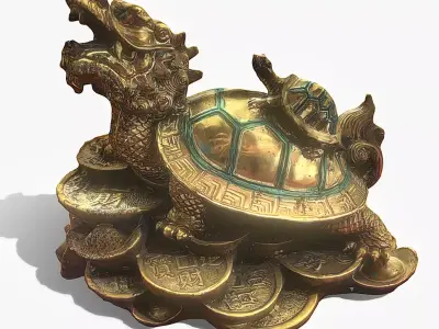 Feng Shui Dragon Turtle 2 3D print model