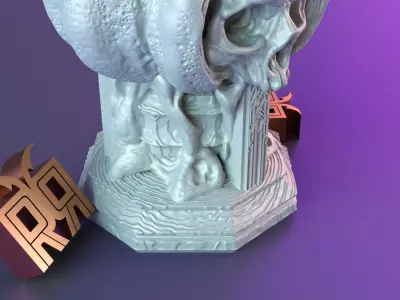 Halloween pumpkin decor 3D print model