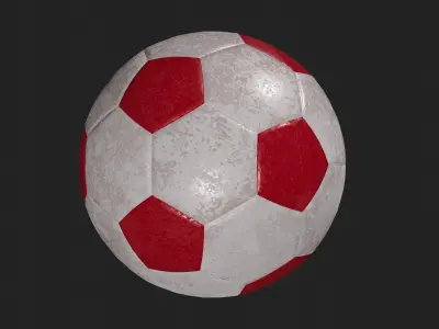 3D Foot Ball Free low-poly 3D model