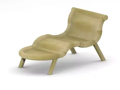 Stylish Lounge Chair 3D print model
