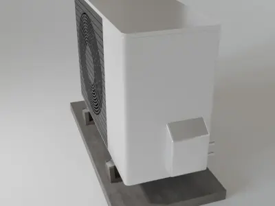 Heat pump 3D model