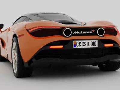 Mc laren 2021 3D model