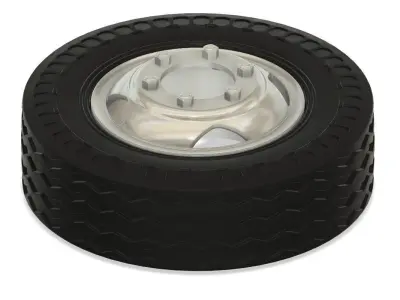 3D printable truck wheel set 3D print model