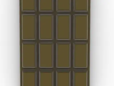 chocolate bar Free 3D print model