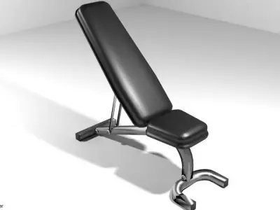 Exercise Machine Legpress Bench 3D model
