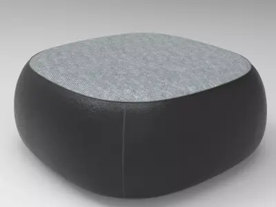Gomi Pouf Low-poly 3D model