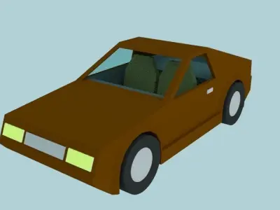 LowPoly SportCar sports car 3D model