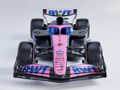 F1 2025 Alpine A525 Formula 1 Race Car Low-poly 3D model