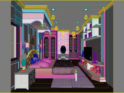 bedroom 17 3D model