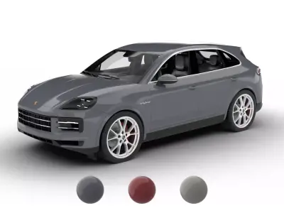 Porsche Cayenne S E-Hybrid 2025 3d model 3D model