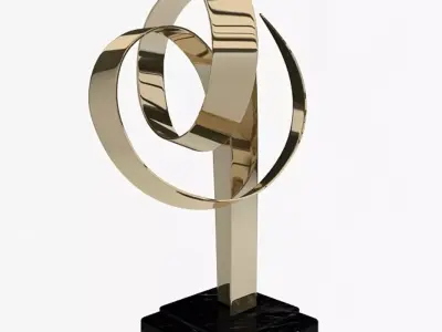 Sculpture Collection Low-poly 3D model