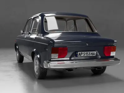 Fiat 128 1976 3D Model 3D model