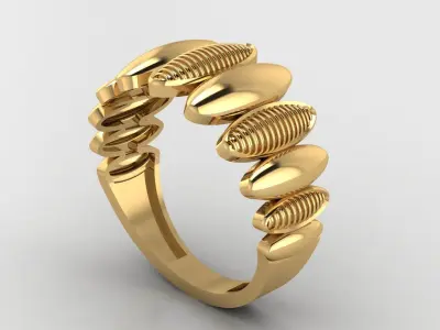 Woman Rings 3D print model
