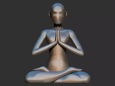  Meditation Sculpture 3D Printable model 3D print model