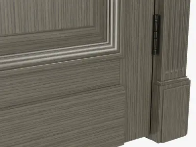 Door classic 04 3D model