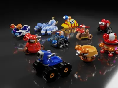 Gunbound collection 3D model