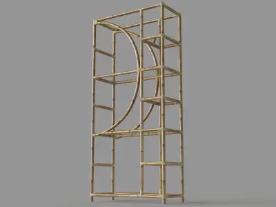 Justina Blakeney Etagere Bookcase 3D model