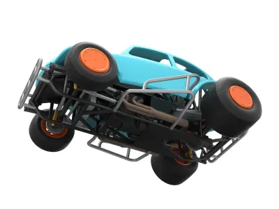 Super rod Version 3 Scale 1 to 25 3D print model