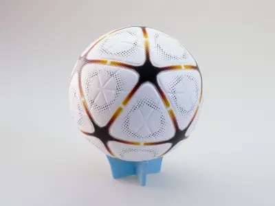 Modern Soccer Football Ball 3D model