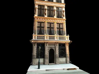Classic building 3D model buy