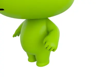 Character172 Rigged Frog 3D model