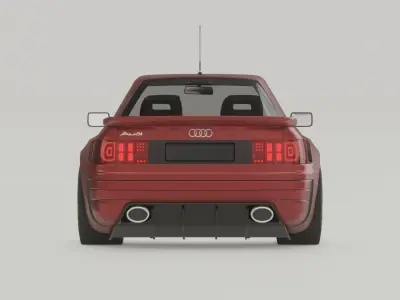 Audi A2 Widebody Kit 3D model