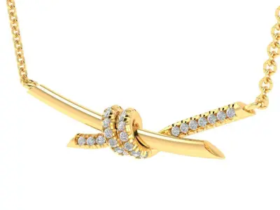 TIFFANNY KNOT PENDANT 3D print model