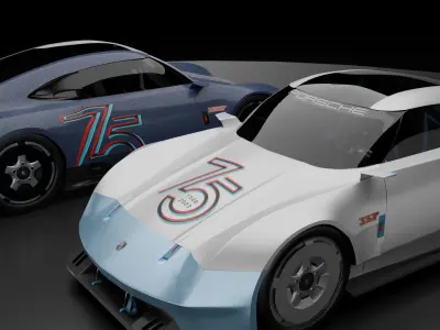 Porsche 357 Concept 2023 3D model