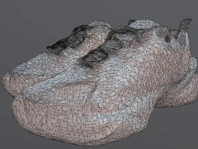 NIKE M2K TEKNO SHOES PBR Low-poly 3D model