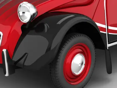 CITROEN 2CV Charleston 3D model