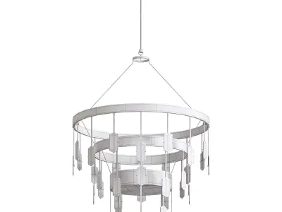 Kelly Wearstler Halcyon Large Chandelier by Lalume 3D model