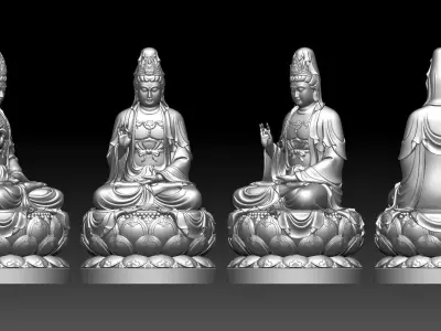 Guanyin   3D print model